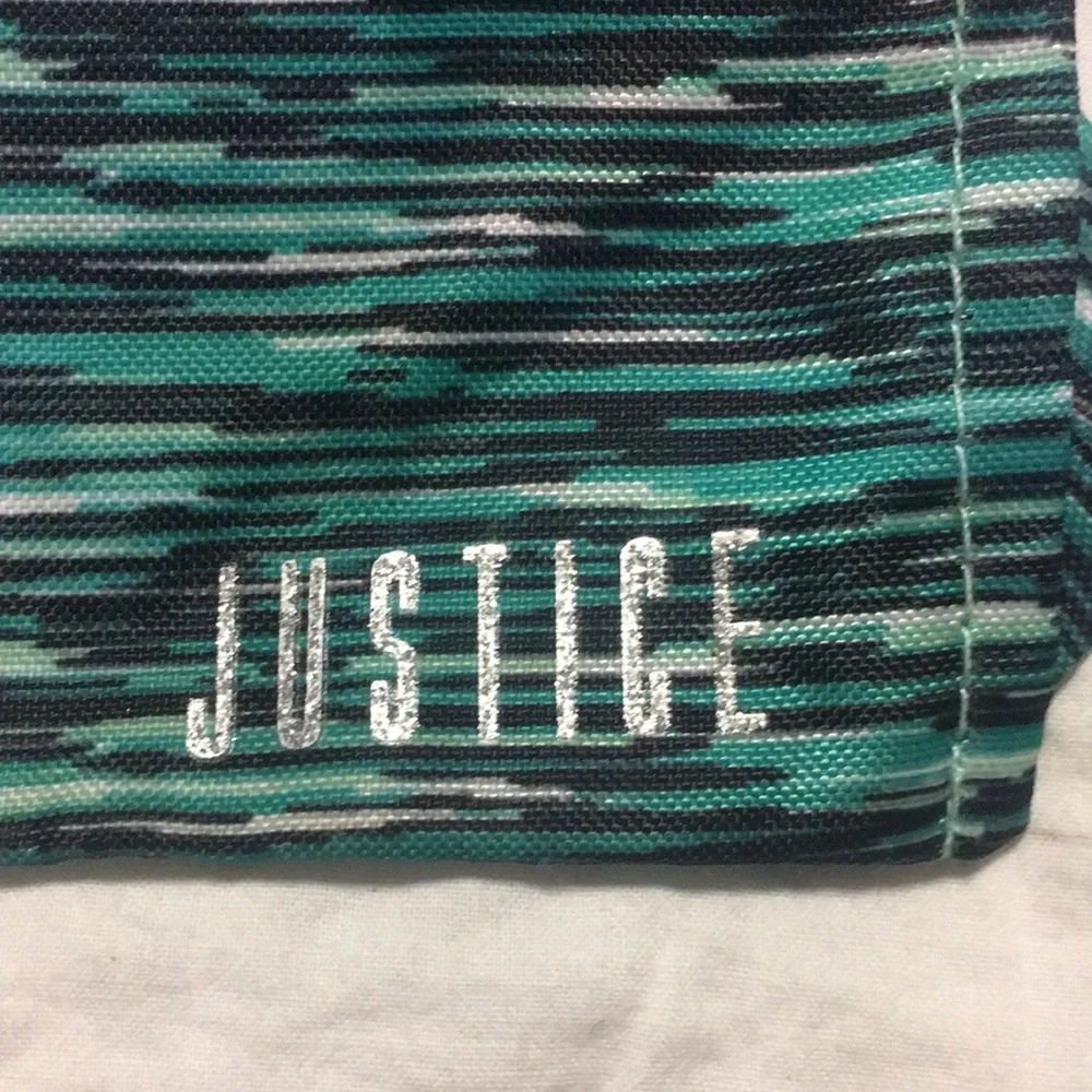 Justice Drawstring Backpack. Softball.